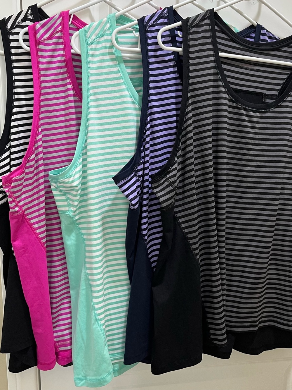 Tek Gear Dry Tek Striped Tank Tops 3X